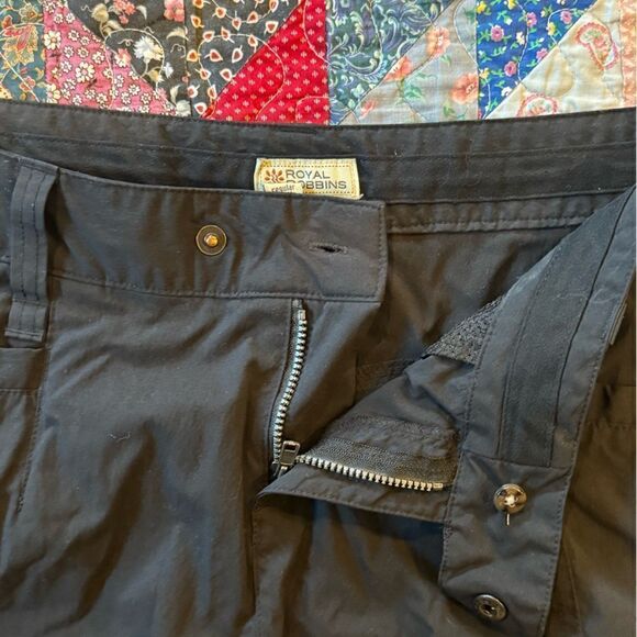 Royal Robbins Black Hiking Pant Sz 10R Stretch - Picture 4 of 7